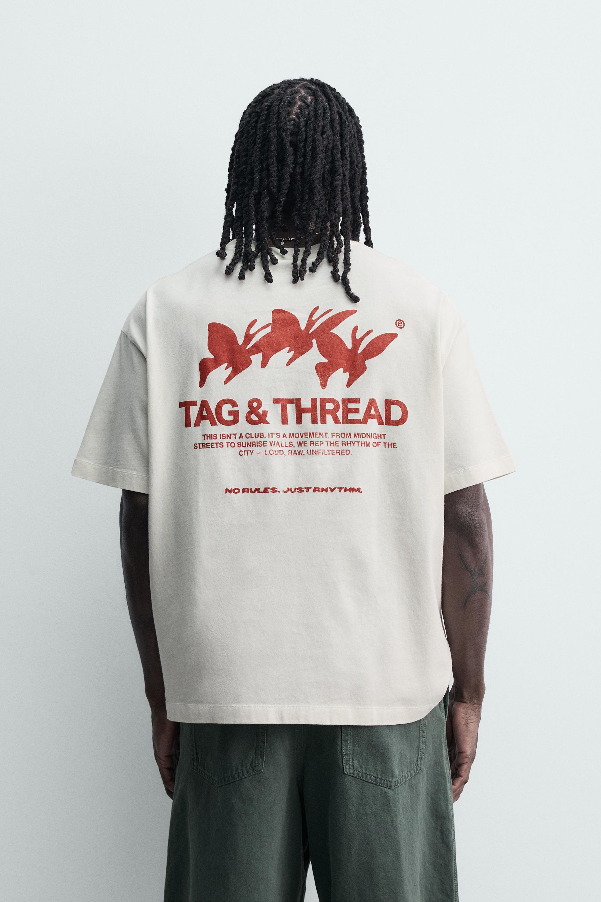 T-SHIRT IMPRIMÉS EN CONTRASTE